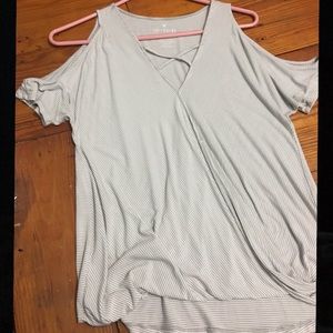 AE Soft & Sexy open shoulder top